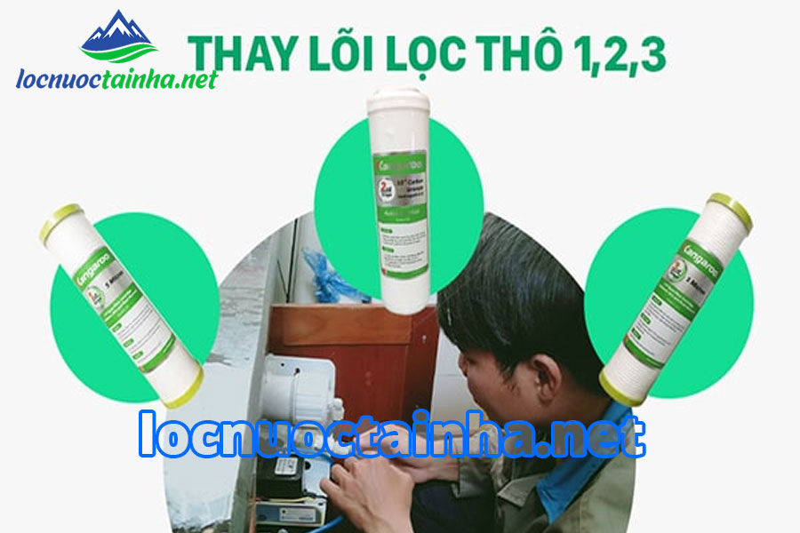 Thời gian định kỳ thay lõi lọc nước RO tiêu chuẩn
